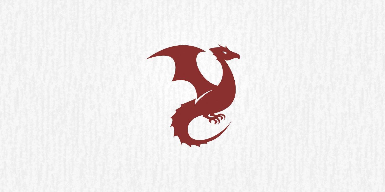 Scary Dragon Logo - Dragon Logo Template | Codester