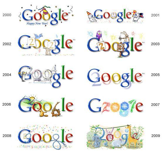 Every Google Logo - Doodle 4 Google