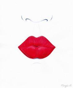 Red Lips and Mouth Logo - Lips Cartoon Set - Decorative Symbols Decorative | tips | Pinterest ...
