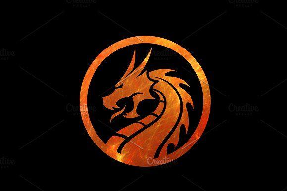 Fire Dragon Logo - Dragon Logo V.2 ~ Logo Templates ~ Creative Market