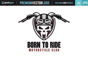Motorcycle Logo - Motorcycles Logos and Badges Logo Templates Creative Market