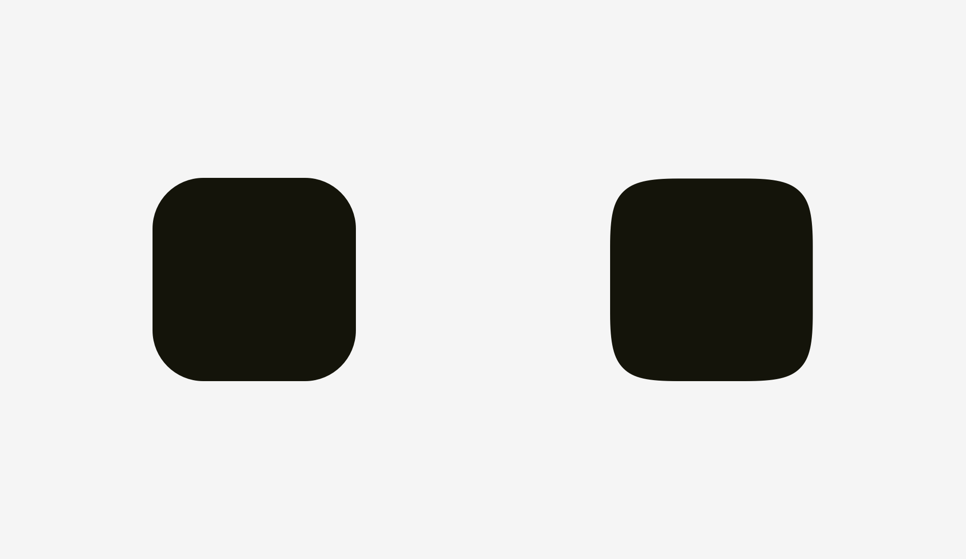 Black and White Rounded Rectangle Logo - Optical Effects in User Interfaces (for True Nerds)