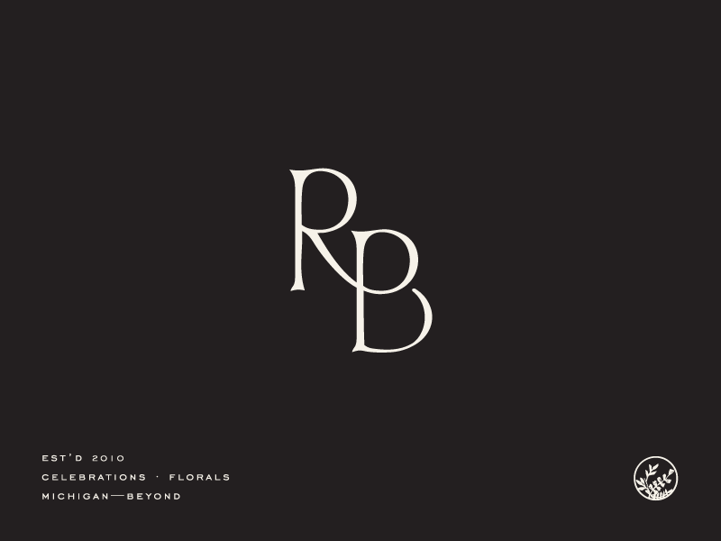 Circle R B Logo - RB. BRANDING. Logo design, Typography and Branding design