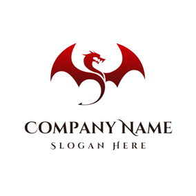 Red Dragon Logo - Free Dragon Logo Designs | DesignEvo Logo Maker