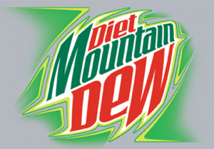Diet Mtn Dew Logo - Diet Mountain Dew
