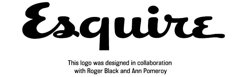 Esquire Logo - Esquire Logo designed by Jim Parkinson | Typography, Logos ...