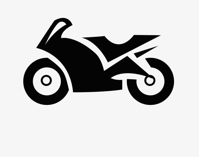 Motorcycle Logo - Black And White Modern Pull The Motorcycle Logo, Black And White ...