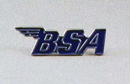 Motorcycle Logo - Metal Enamel Pin Badge Brooch BSA Motorcycle Logo (BLUE): Amazon.co