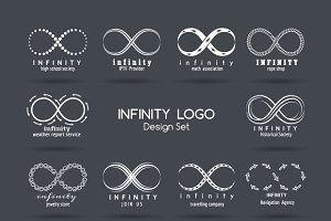 Infinity Symbol Logo - Infinity logo design Photo, Graphics, Fonts, Themes, Templates