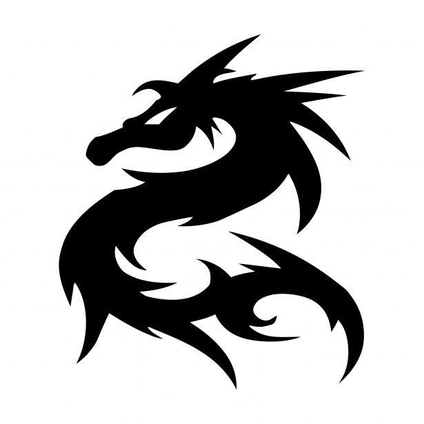 Gragon Logo - Dragon Logo Symbol Silhouette Free Stock Photo - Public Domain Pictures