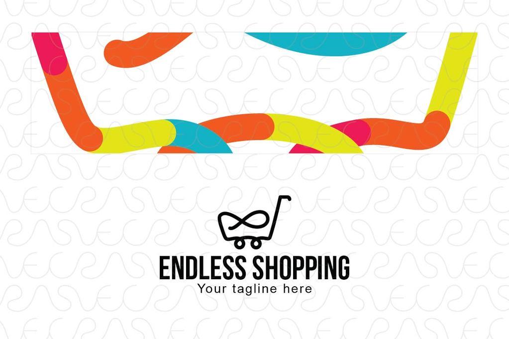 Infinity Symbol Logo - Endless Shopping - Infinity Symbol Linear Stock Logo Template – VecRas