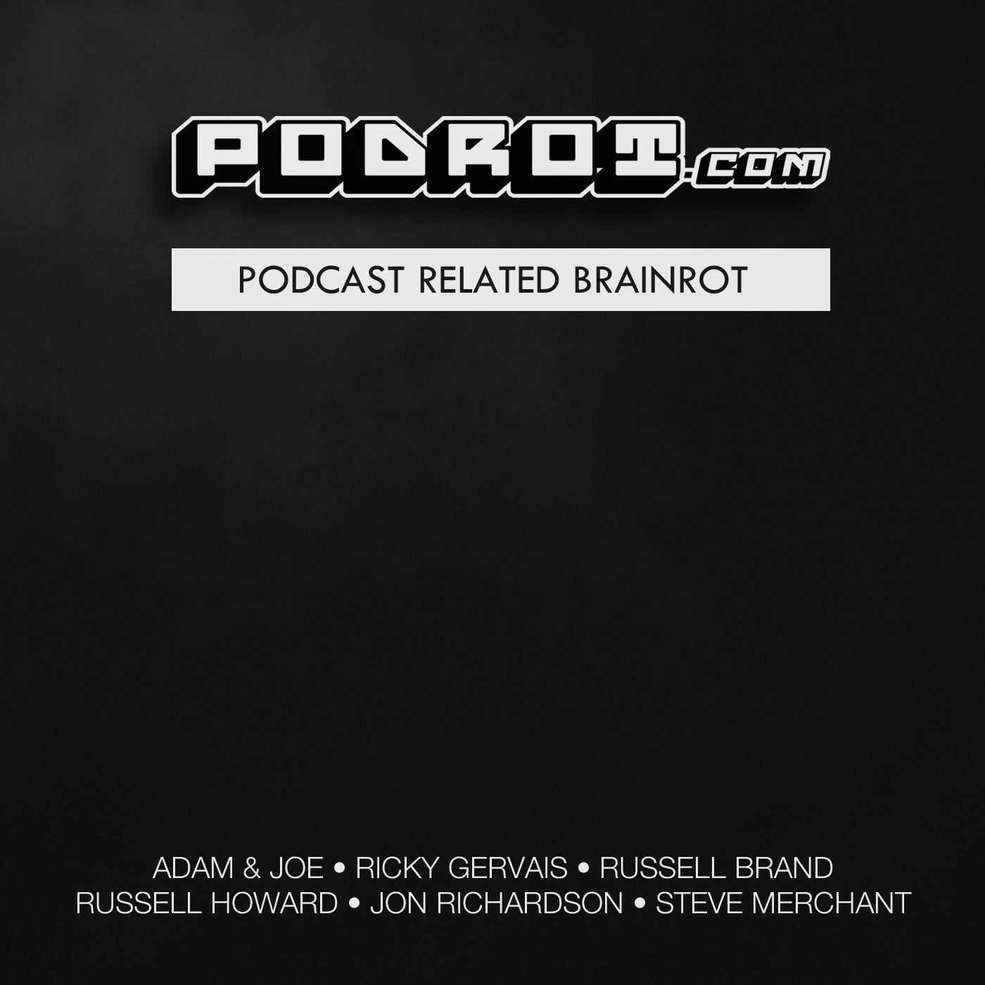 Russell Brand White Logo - Podrot.com | Russell Brand | Podcast Related Brainrot | Free ...