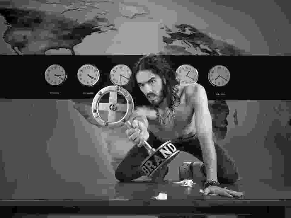 Russell Brand White Logo - BRAND X WITH RUSSELL BRAND: Russell Brand. - IlluminatiWatcher