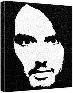 Russell Brand White Logo - Russell Brand Pop Art Painting (100% Original Painting. Not a Print ...