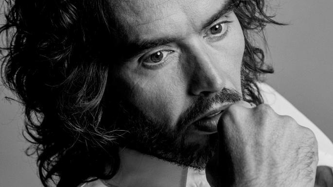 Russell Brand White Logo - The Interview: Russell Brand on his hedonistic past, marriages and ...