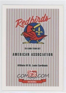 Louisville Redbirds Logo - 1992 SkyBox Pre-Rookie - Louisville Redbirds #LORB - Louisville ...