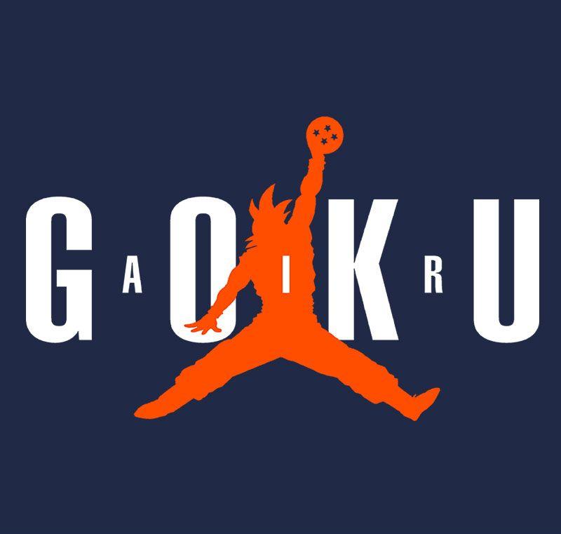 Nike Air Jordan Logo - Air Goku – The Cool T-Shirt
