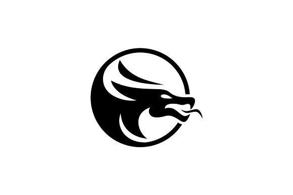 Black Dragon Logo - Dragon Logo Template ~ Logo Templates ~ Creative Market