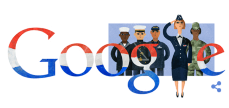 Homepage Google Logo - Veteran's Day Google Logo Honors The Men & Women Who Serve In Our ...
