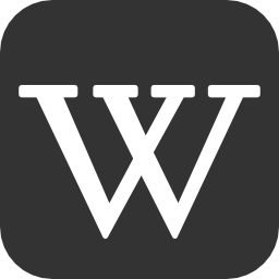 Website Vector Logo - Wikipedia website logo on black rounded square background vector ...