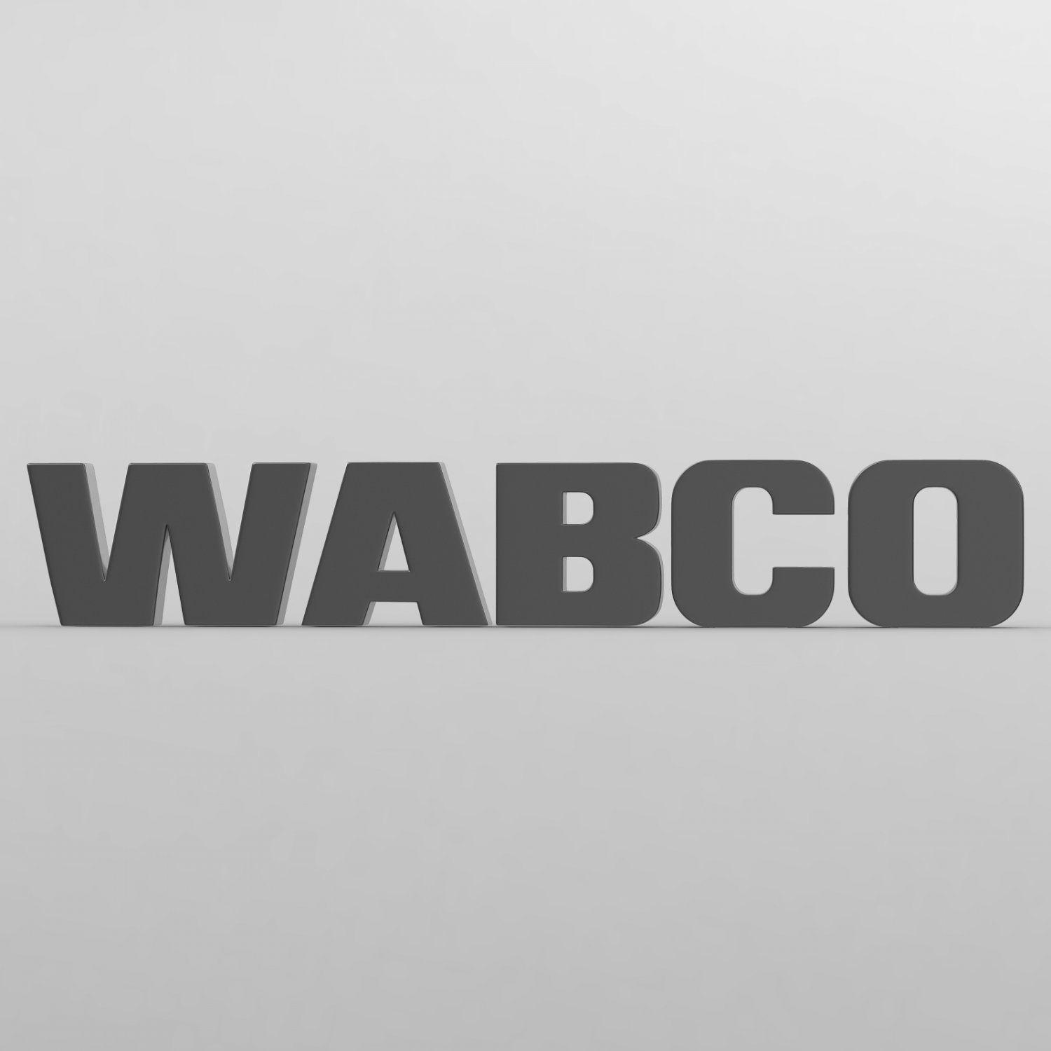 Wabco Logo - Wabco logo 3D Model in Parts of auto 3DExport