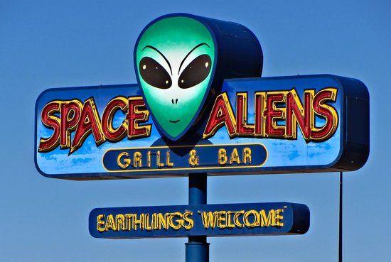 Space Aliens Logo - Space Alien Grill and Bar of Space Aliens Grill & Bar