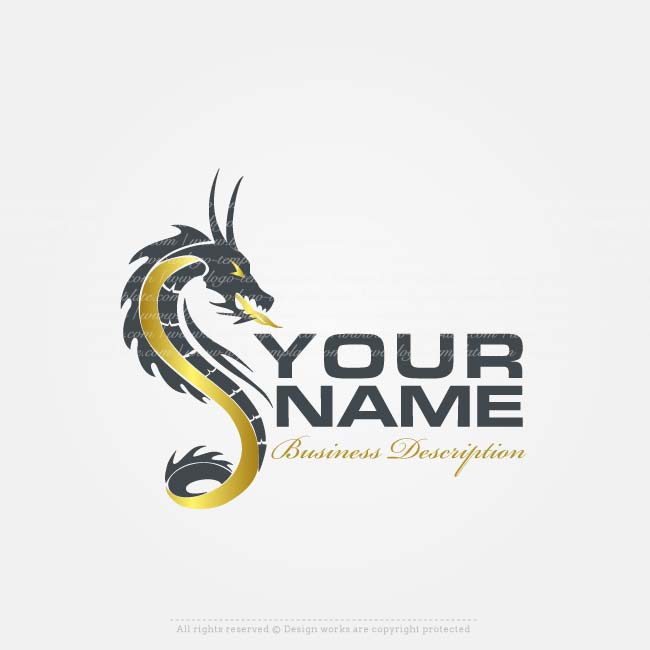 Gragon Logo - Create a Logo - Dragon logo template