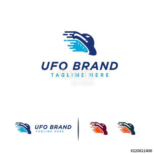 Space Aliens Logo - Ufo Logo designs concept vector, Aliens Plane logo template, Space ...