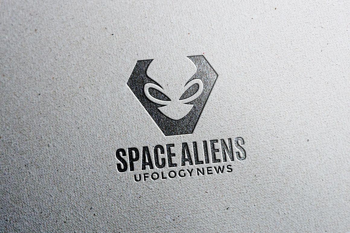 Space Aliens Logo - Aliens Logo Template by pne-design on @creativemarket | LOGO design ...