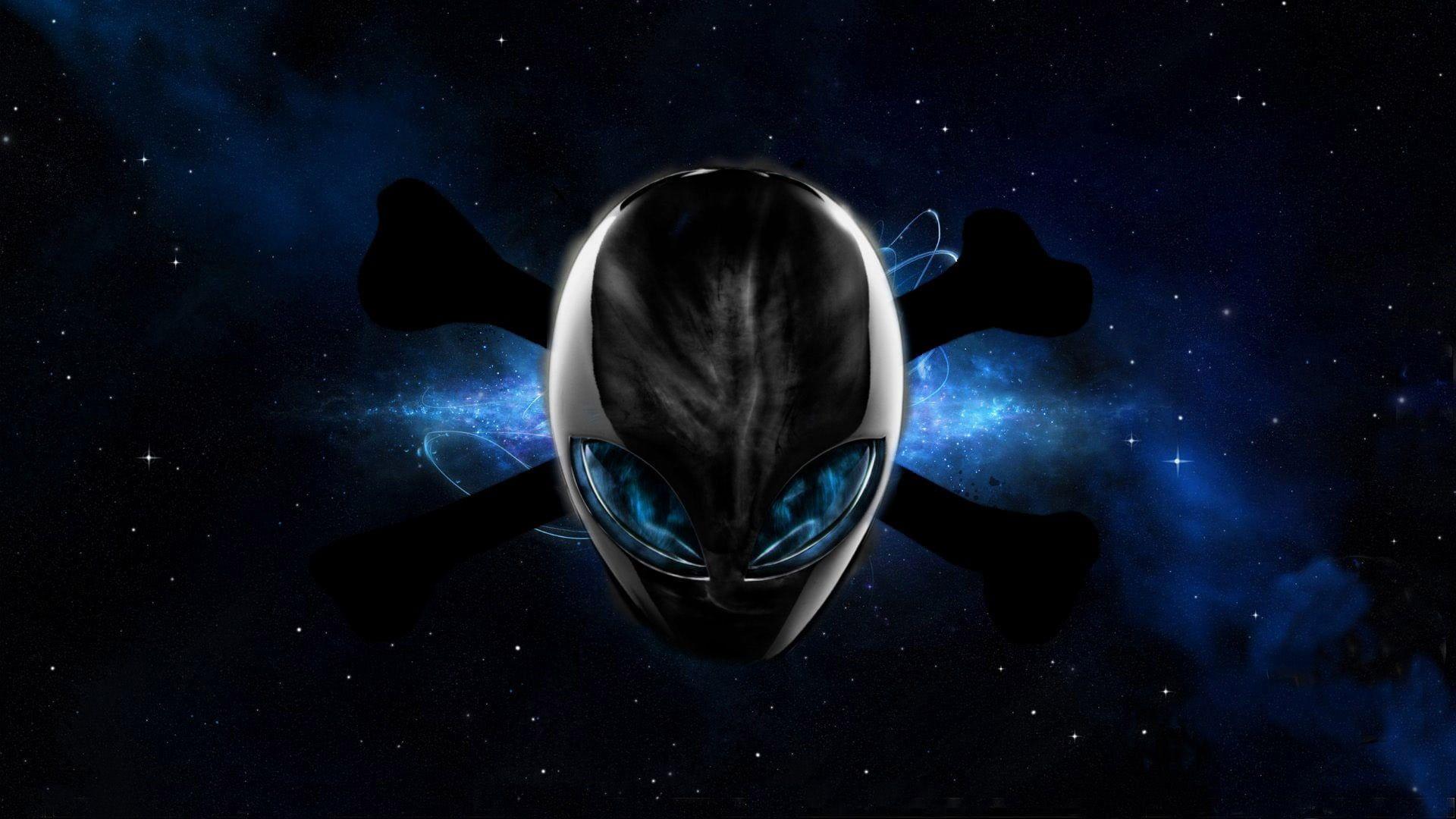 Space Aliens Logo - Gray alien logo, space, universe, aliens, digital art HD wallpaper ...