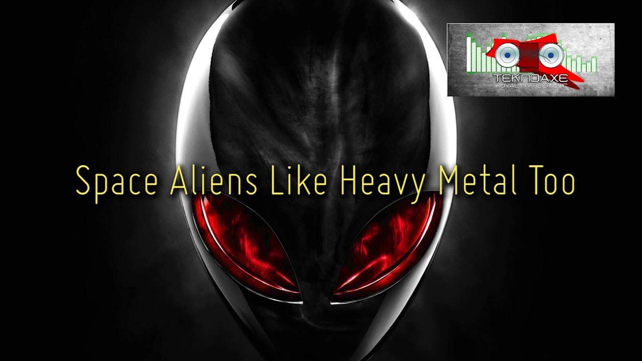 Space Aliens Logo - Space Aliens Like Heavy Metal Too - Industrial/Metal - Royalty Free ...