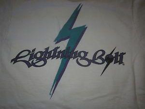 Lightning Bolt Surf Logo - LIGHTNING BOLT VINTAGE 1976 ORIGINAL BOLT TEE SHIRT SURF SKATE