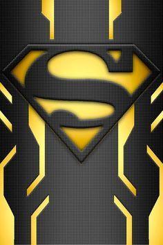 Yellow Black Superman Logo - Pin by PlâybôY on superman | Superman, Superman logo, Comics