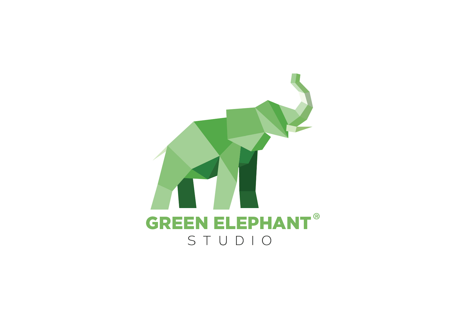 Green Elephant Logo - Bold, Modern, Retail Logo Design for Green Elephant Studio