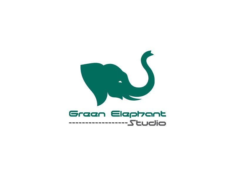 Green Elephant Logo - Bold, Modern, Retail Logo Design for Green Elephant Studio by Rana H ...