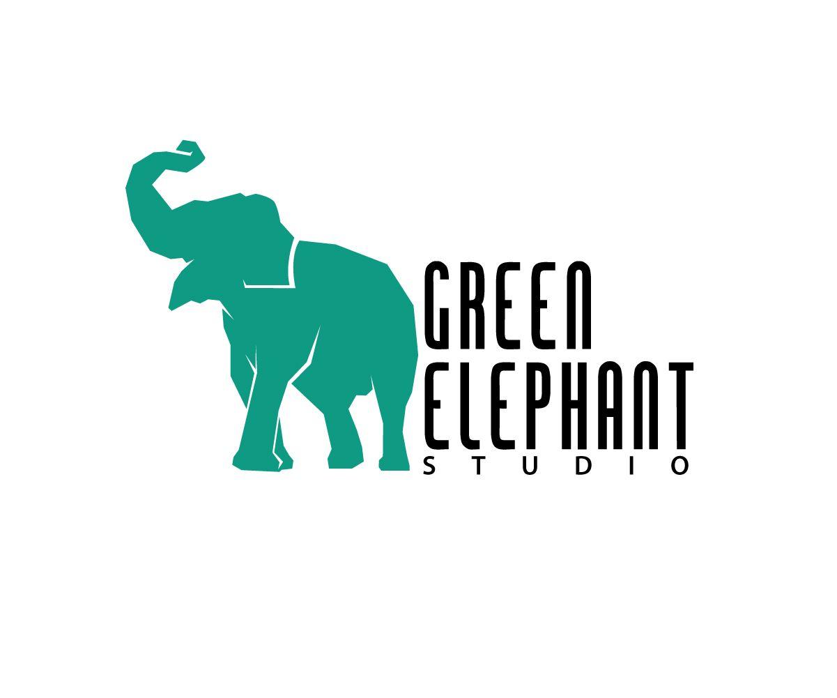 Green Elephant Logo - Bold, Modern, Retail Logo Design for Green Elephant Studio by Jay ...