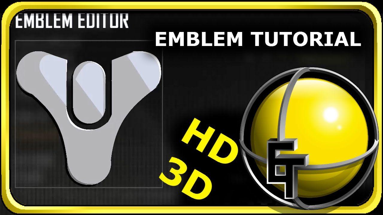 Black Destiny Logo - Black Ops 2 - Destiny Logo - 3D Emblem Tutorial - YouTube
