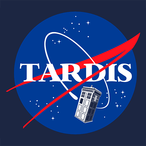 High Quality NASA Logo - Nasa Tardis Doctor Who T-Shirt Parody | Textual Tees