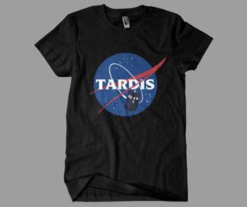 NASA TARDIS Logo - Tardis Nasa T-Shirt - Doctor Who Tardis Nasa Logo Shirt