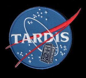 NASA TARDIS Logo - Doctor Who Tardis NASA parody patch