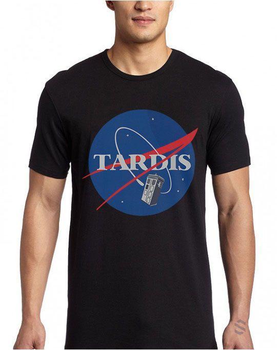 NASA TARDIS Logo - Tardis Nasa Logo Custom Parody T-Shirt Cheap | Tshirt | Pinterest ...