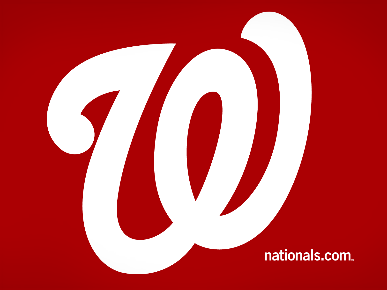 Red w Logo - Washington nationals curly w Logos