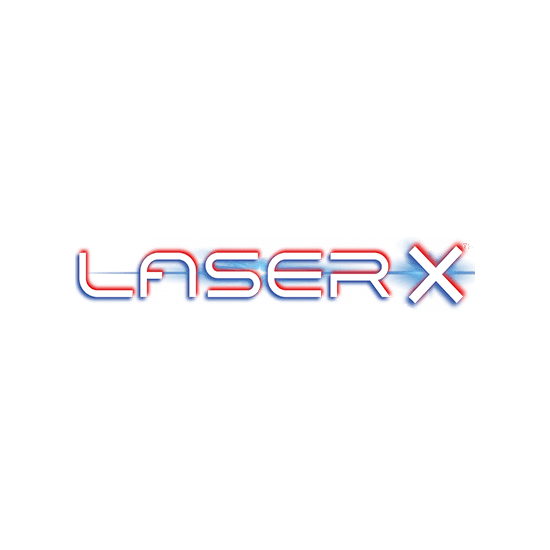 Red Double X Logo - Laser X