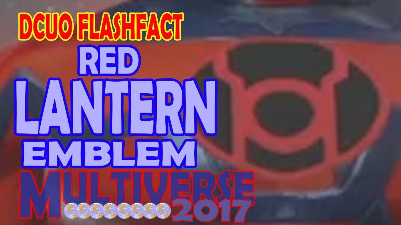 Red Lantern Logo - DCUO FlashFact; Red Lantern Emblem - YouTube