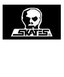 Skull Skates Logo - Large OG Skull Skates - $25.00 : Buy Vintage Skateboard Stickers Now