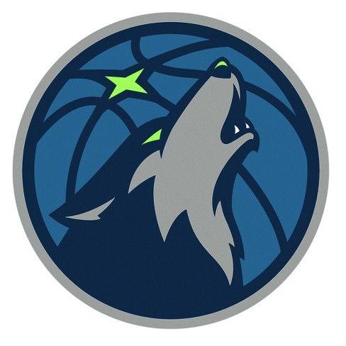 Timberwolves Logo - NBA Minnesota Timberwolves Small Outdoor Logo Decal : Target