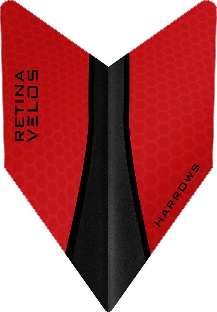 Red Double X Logo - Harrows Velos Retina X Red Dart Flights. Double Top Dart Shop