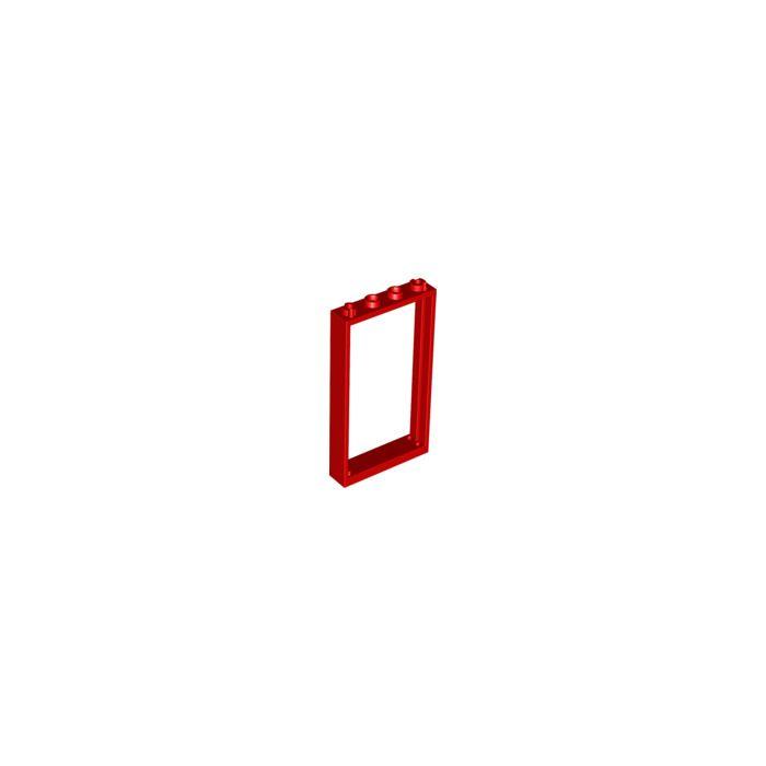 Red Double X Logo - LEGO Red Door Frame 1 x 4 x 6 (Double Sided) (30179) | Brick Owl ...
