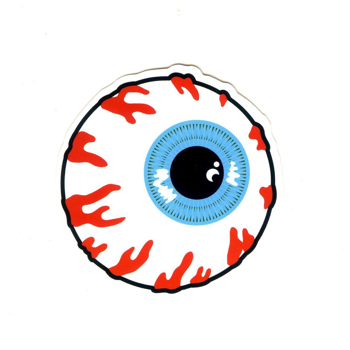 Mishka Eye Logo - 1303 Mishka NYC Eye Logo , 6 cm, decal sticker - DecalStar.com ...