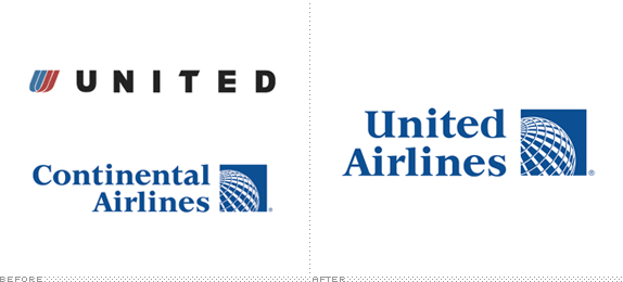 Continental Airlines Globe Logo - Brand New: The United and Continental Airline Mashup